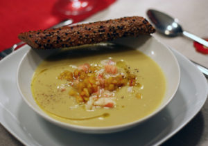 Serving Daniel Boulud at Home: Curried Cream of Cauliflower and Apple Soup