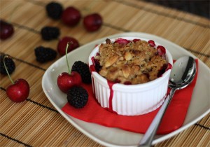 Book Week: Lamb, Olive and Caramelized Onion Tagine; Blackberry and Cherry Crisp