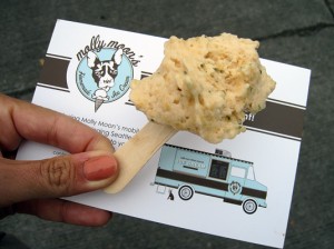 A Delicious Mango and Basil Sorbet from Molly Moon