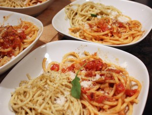 The Roman Feast at Home Feat. Bucatini All’Amatriciana
