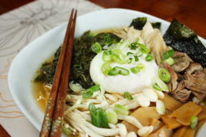 David Chang’s Momofuku Ramen with Pickled Shiitakes