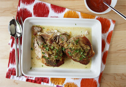 Poor Girl Gourmet's Braised Pork Shoulder