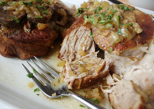 Juicy Braised Pork Shoulder.