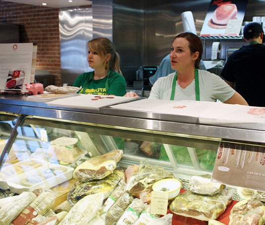 The cured meats counter at Tony Caputo's Market & Deli, Salt Lake City.