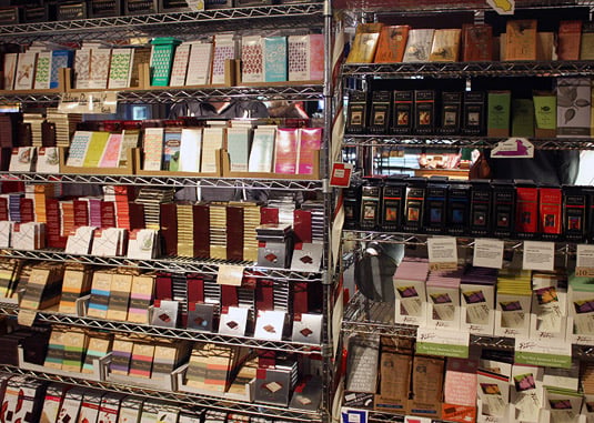 Tony Caputo's extensive chocolate collection, Salt Lake City.