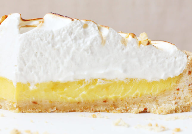 Two-day-old Lemon Meringue Pie made with Italian meringue // FoodNouveau.com