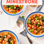 Hearty Minestrone Soup Recipe // FoodNouveau.com