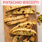 Cranberry Pistachio Biscotti // FoodNouveau.com