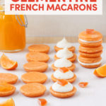 Clementine French Macarons // FoodNouveau.com