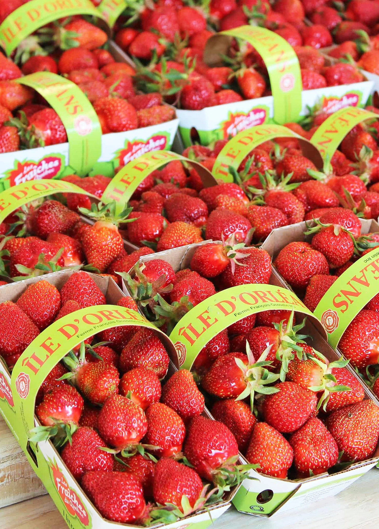 Strawberries from Île d'Orléans are said to be among the best in the province of Québec // FoodNouveau.com