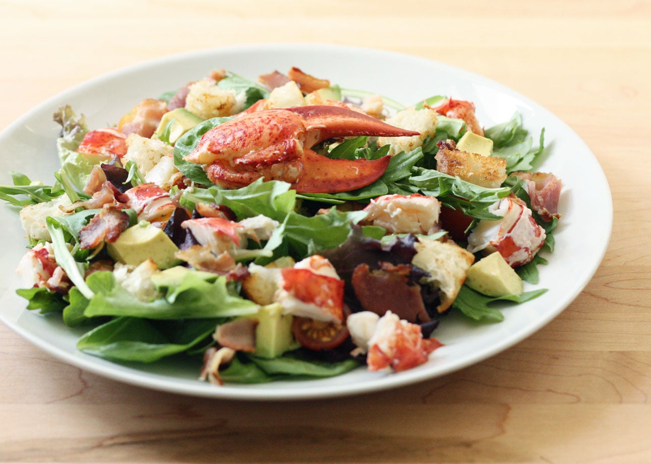 Lobster Club Salad with Champagne Vinaigrette - Food Nouveau Lobster Club Salad with Champagne Vinaigrette - Food Nouveau