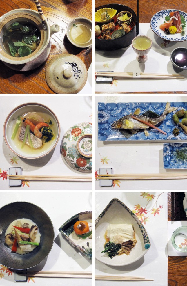 A preview of the kaiseiki (multi-course) dinner at Seryo, a ryokan (Japanese inn) in the Ohara region of Japan, an hour north of Kyoto. // FoodNouveau.com