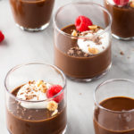 Chocolate Hazelnut Pots de Crème, an Easy French Dessert // FoodNouveau.com