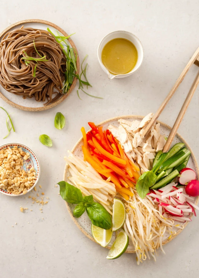 Build-Your-Own Asian Noodle Salad // FoodNouveau.com