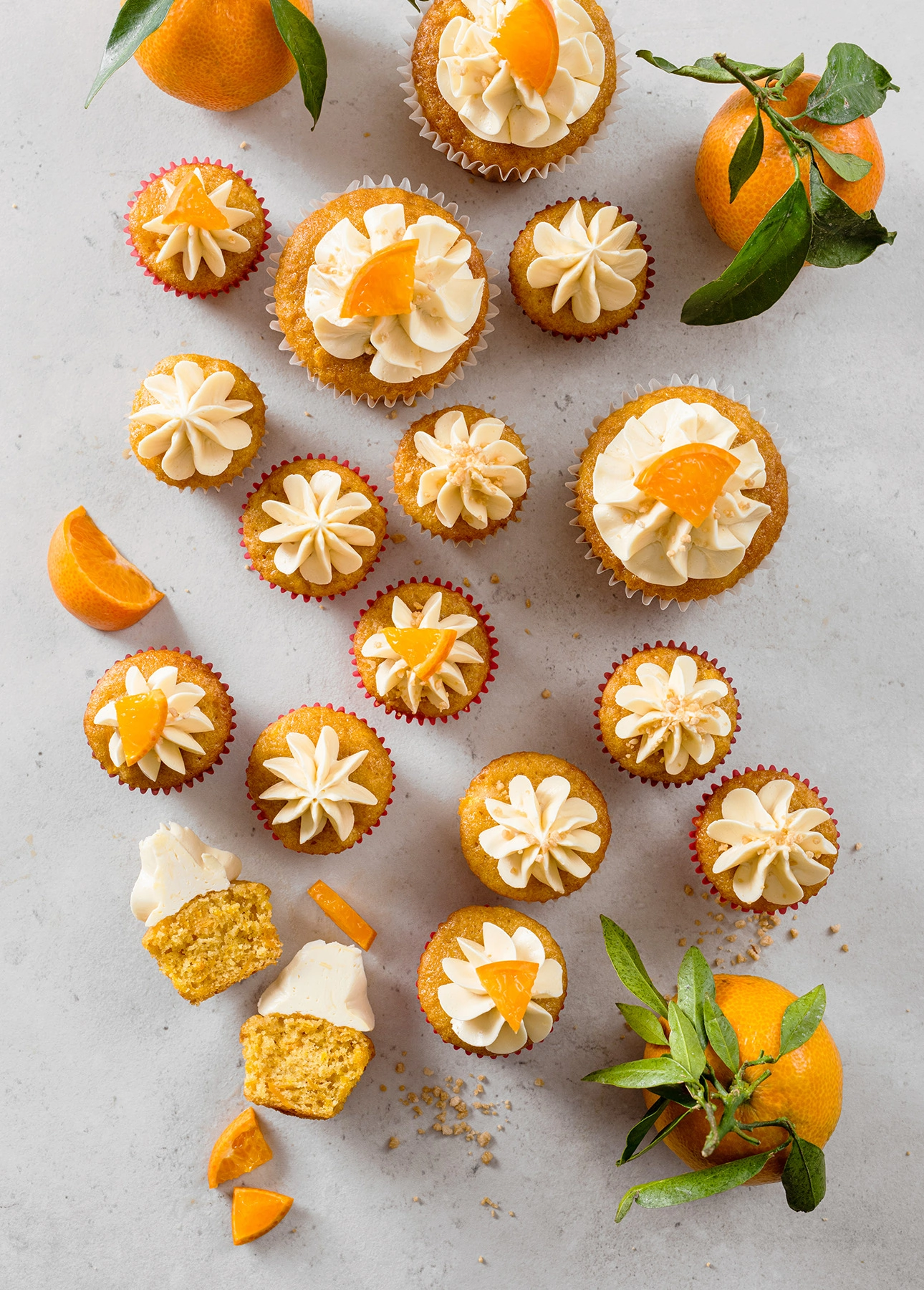 Clementine Squash Cupcakes with Maple Italian Meringue Buttercream // FoodNouveau.com