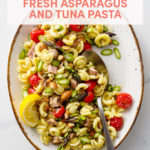 Superfast Fresh Asparagus and Tuna Pasta // FoodNouveau.com