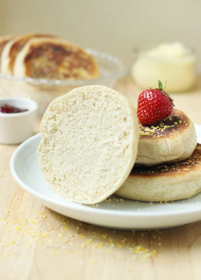 How to Make Whole Wheat English Muffins from Scratch // FoodNouveau.com