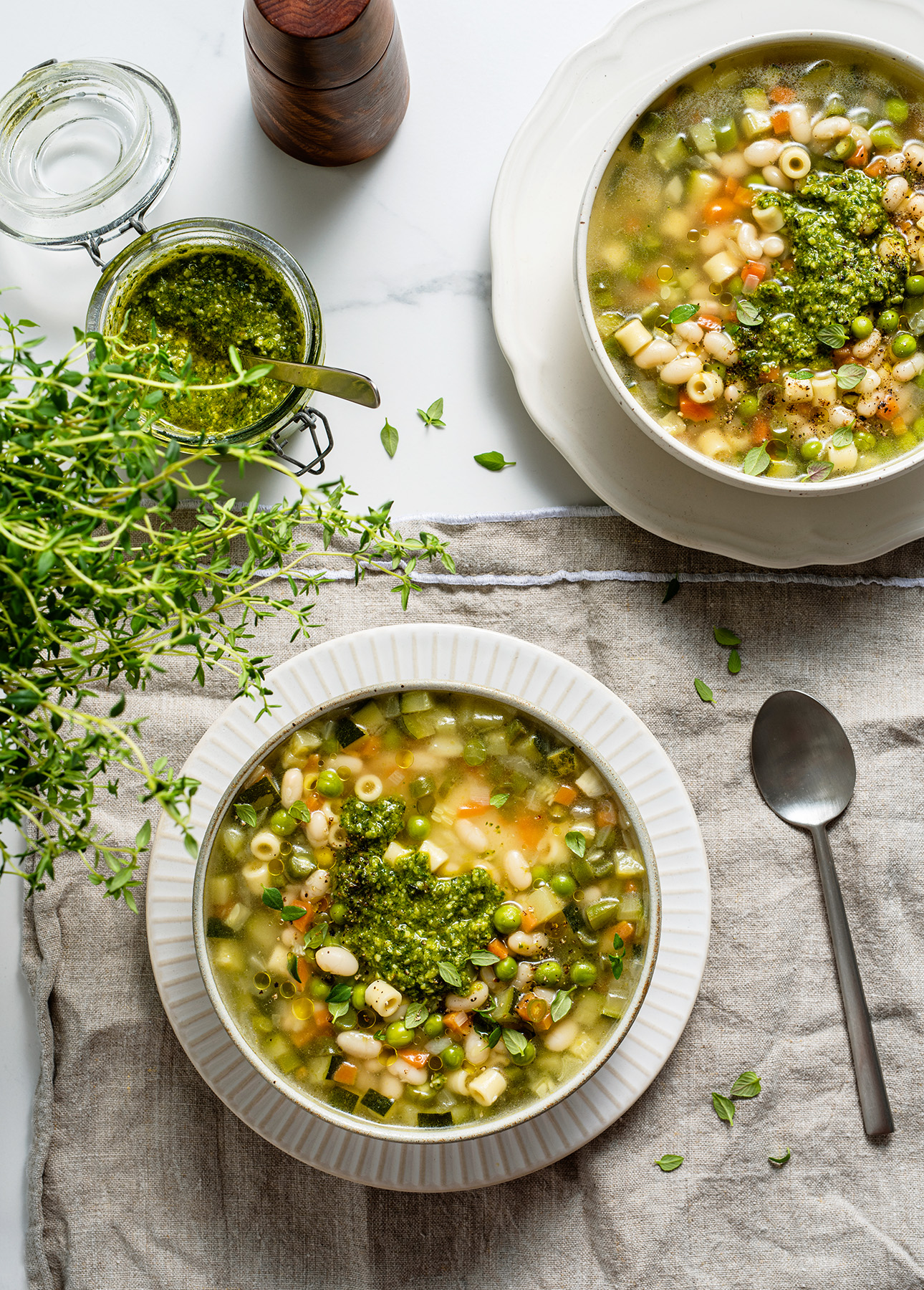 Soupe au Pistou (Classic French Summer Vegetable Soup) // FoodNouveau.com