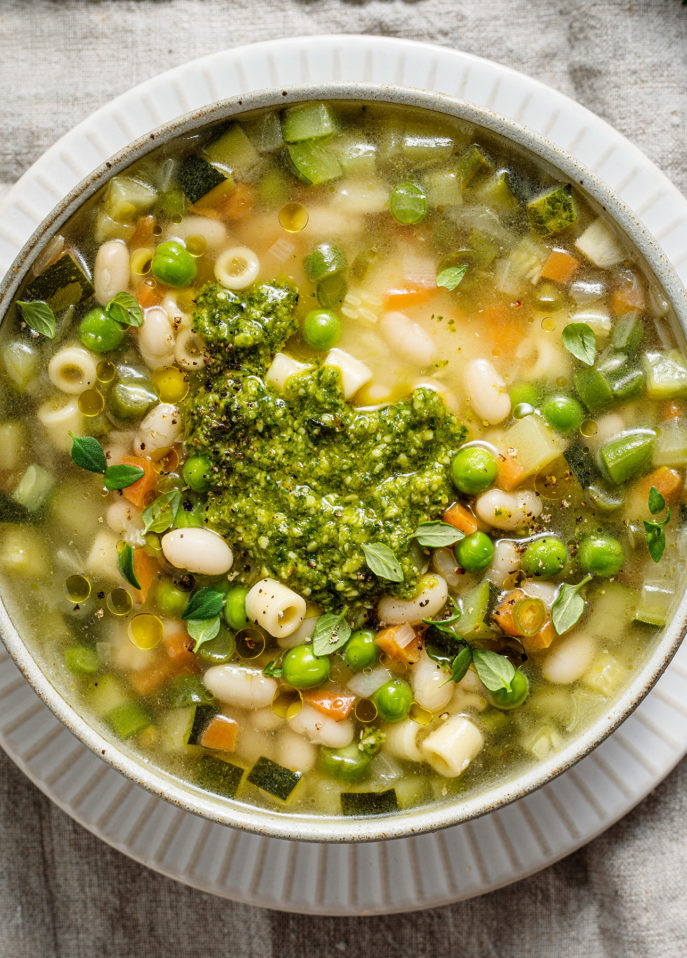 Soupe au pistou (French Summer Vegetable Soup) // FoodNouveau.com