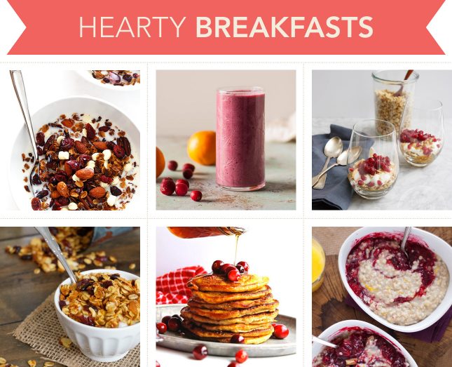 Holiday-worthy recipes to make hearty breakfasts with cranberries // FoodNouveau.com