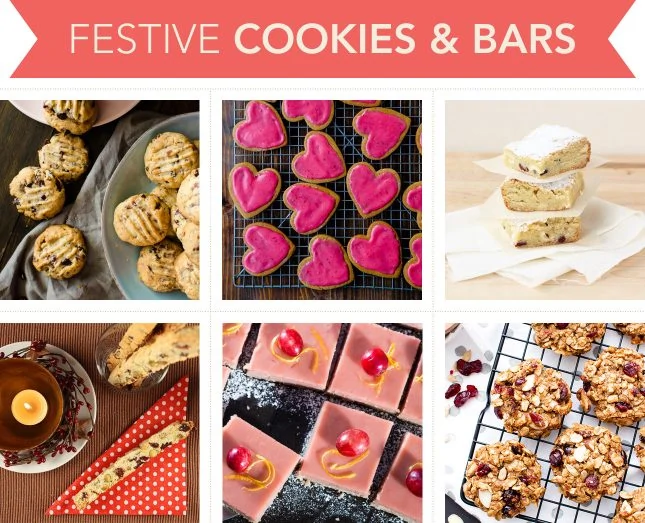 Holiday-worthy recipes to make festive cookies and bars with cranberries // FoodNouveau.com