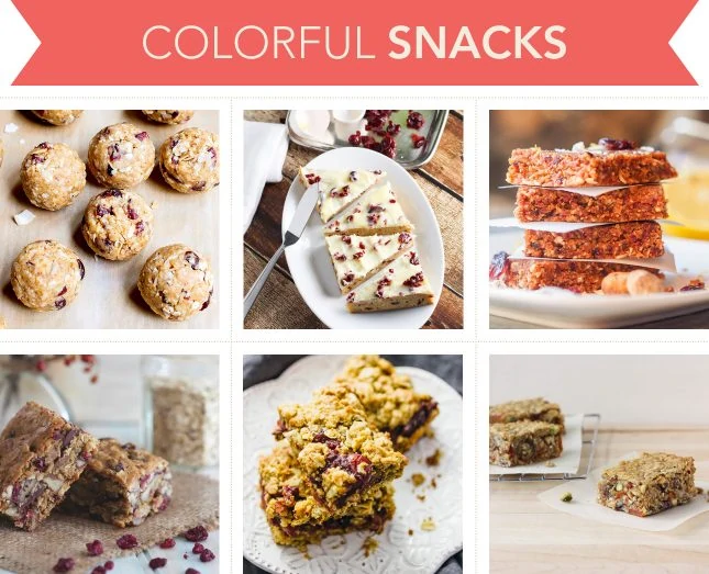 Holiday-worthy recipes to make colorful snacks with cranberries // FoodNouveau.com