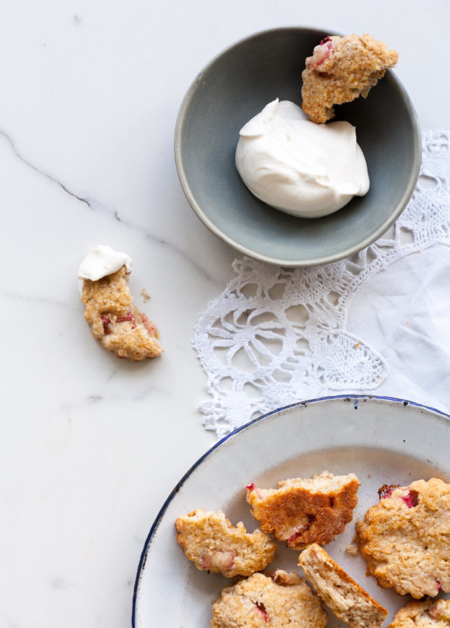 Little Rhubarb Biscuits, by Kitchen Heals Soul // FoodNouveau.com
