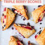Triple Berry Scones // FoodNouveau.com