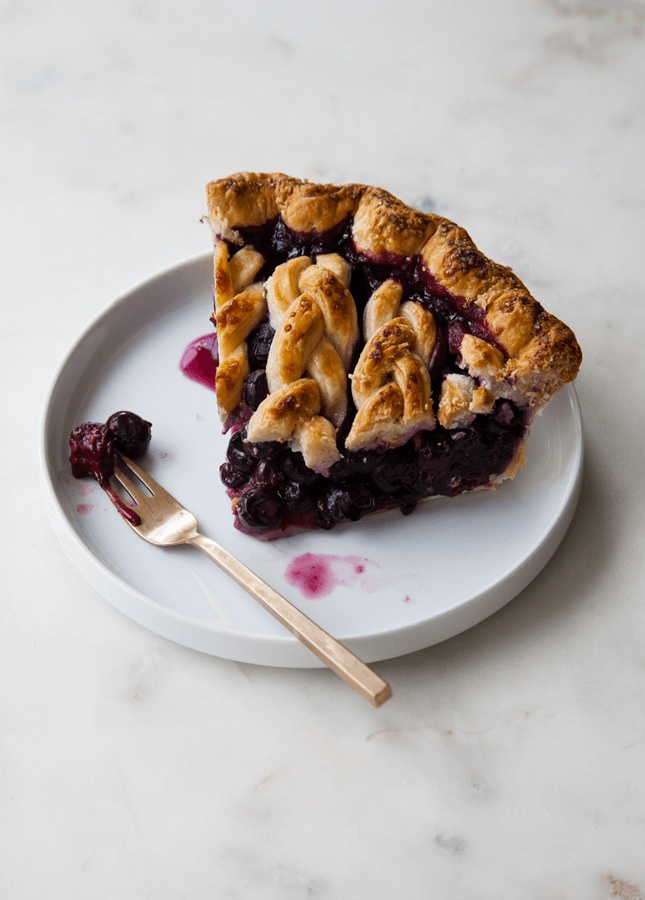Black and Blueberry Pie, by Style Sweet CA // FoodNouveau.com