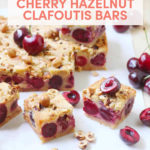 Brown Butter, Hazelnut, and Cherry Clafoutis Bars // FoodNouveau.com