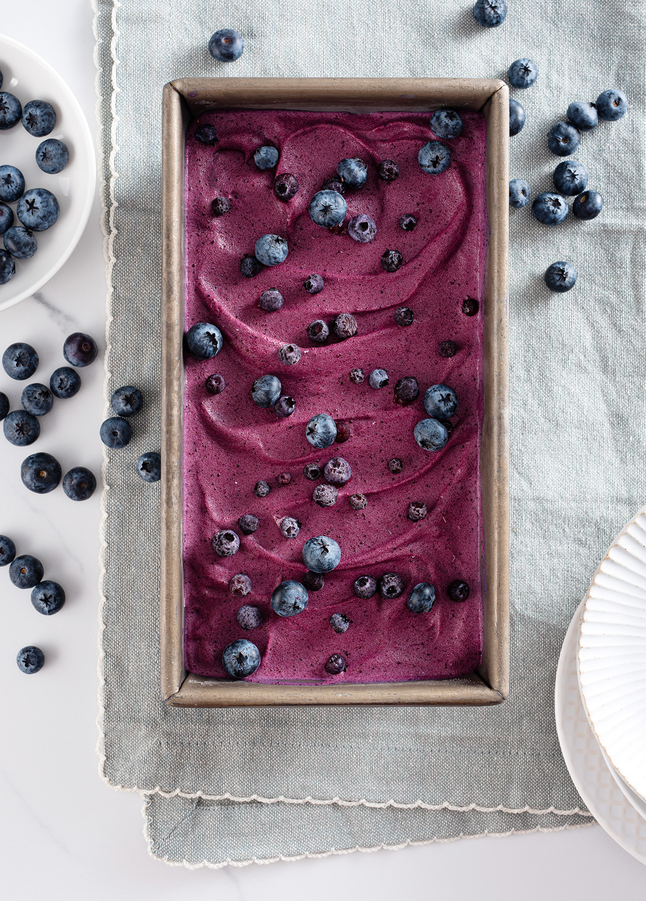 Blueberry Gelato // FoodNouveau.com