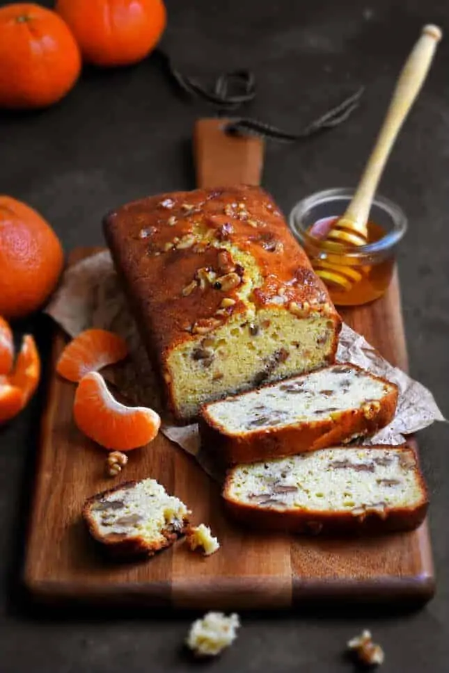 Tangerine, Honey, and Walnut Cake, by Pardon Your French // FoodNouveau.com