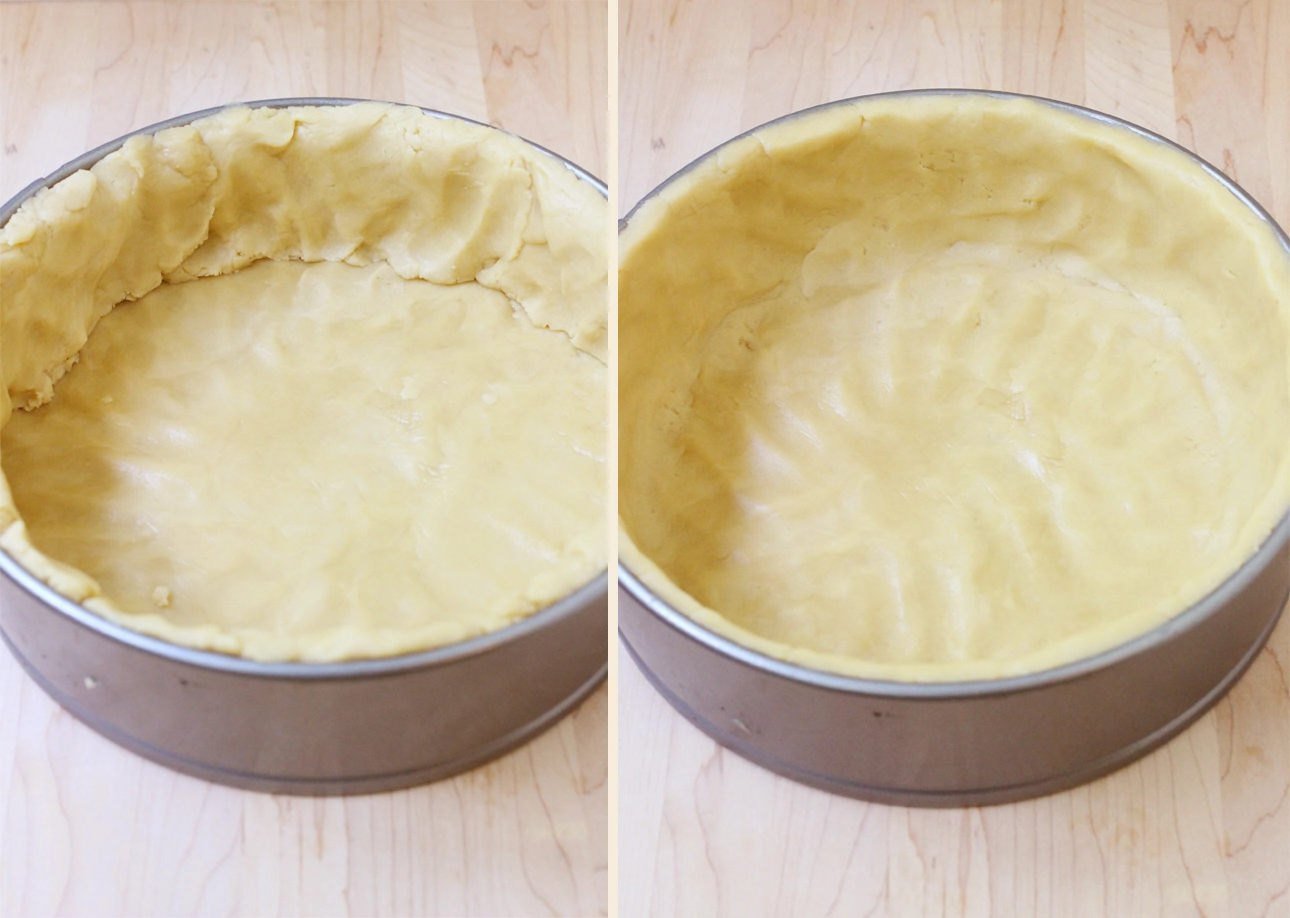 How to create the crust for a Deep-Dish Dutch Apple Pie // FoodNouveau.com