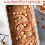 Gianduja Gelato (Milk Chocolate and Hazelnut Gelato) // FoodNouveau.com