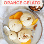 Almond and Orange Gelato // FoodNouveau.com