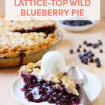Lattice-Top Wild Blueberry Pie // FoodNouveau.com