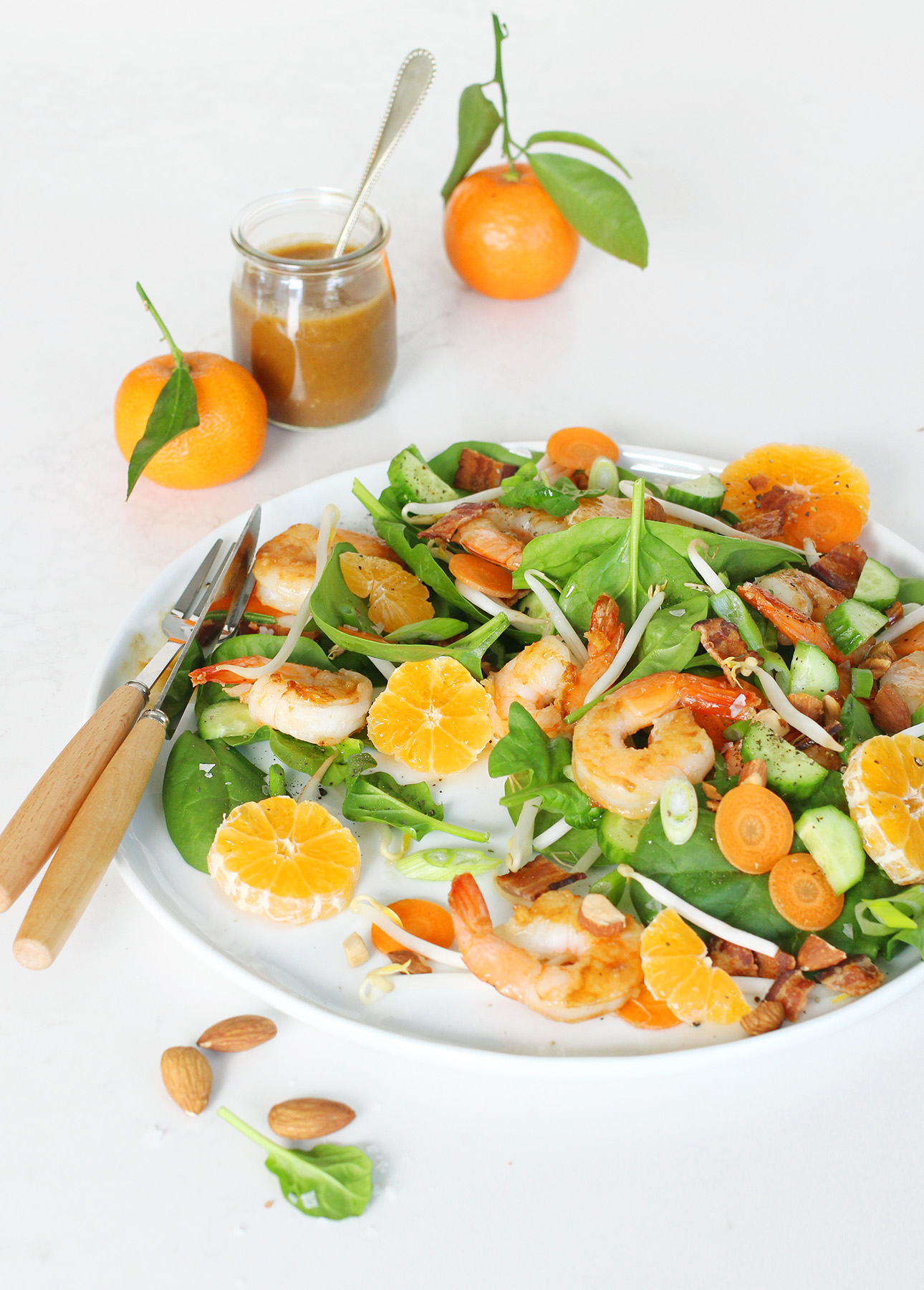 Marmalade Shrimp and Bacon Salad // FoodNouveau.com