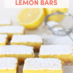Easy, Dairy-Free Lemon Bars // FoodNouveau.com