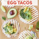Superfast Egg Tacos // FoodNouveau.com