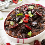 Blackberry, Cherry, and Chocolate Clafoutis // FoodNouveau.com
