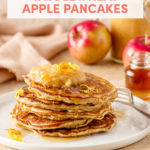 Wholewheat Apple Pancakes with Baked Citrus Applesauce // FoodNouveau.com