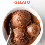 How to Make Irresistible Dark Chocolate Gelato // FoodNouveau.com