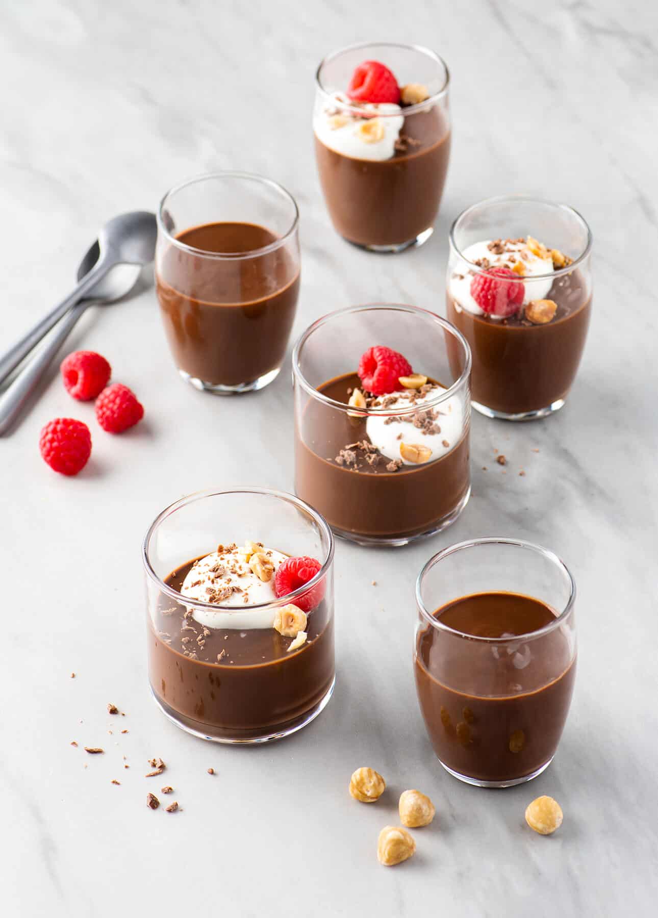 Chocolate Hazelnut Pots de Crème by Food Nouveau