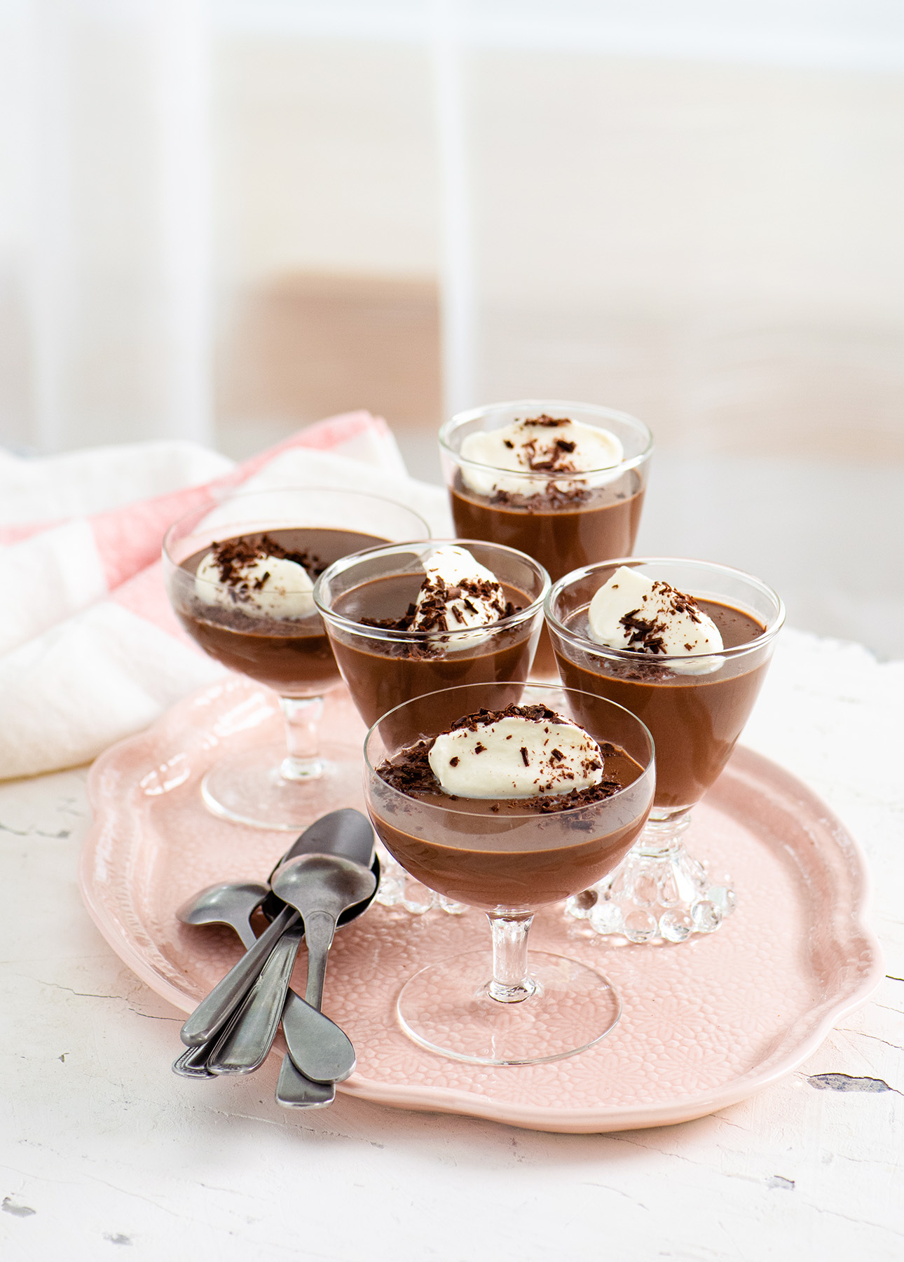 Dark Chocolate Pots de Crème, an Elegant but Easy French Dessert // FoodNouveau.com