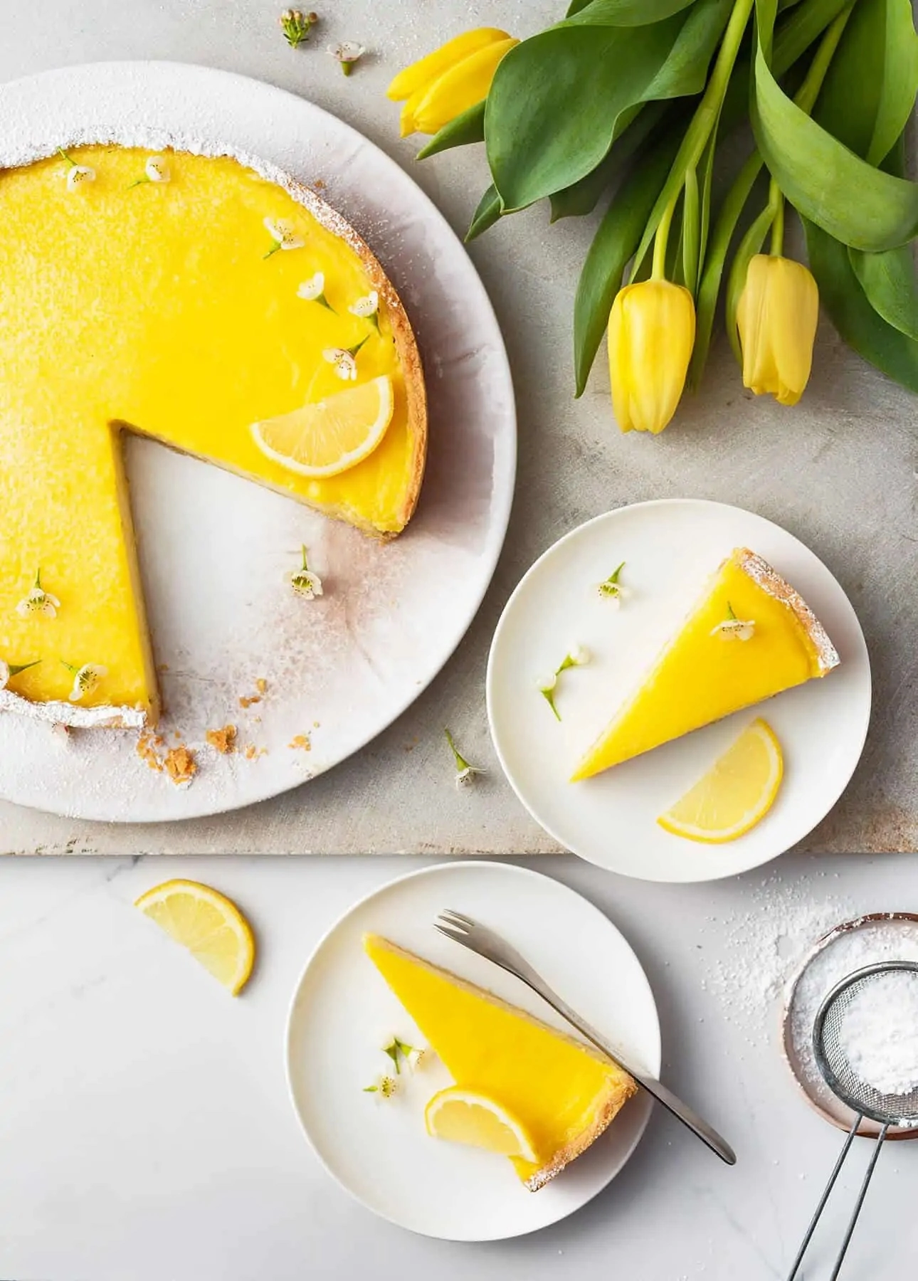 Classic French Lemon Tart by Food Nouveau