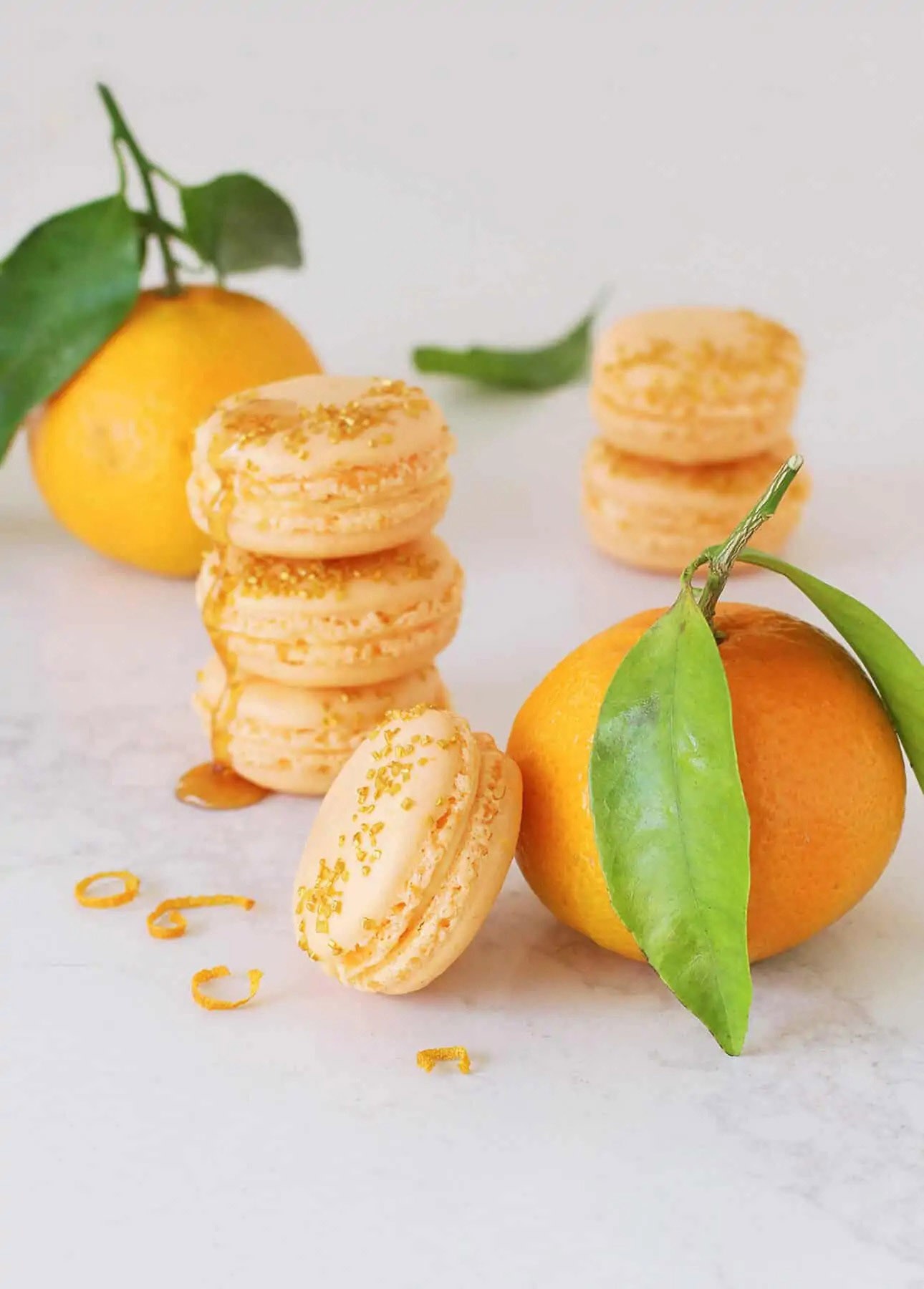 Honey Orange Macarons // FoodNouveau.com