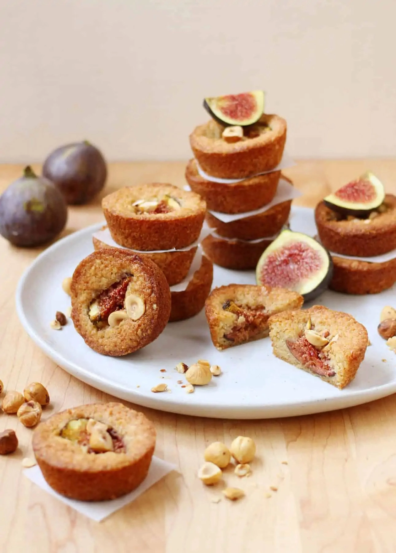 Maple Roasted Fig & Hazelnut Financiers by Food Nouveau