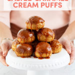 Salted Caramel Cream Puffs // FoodNouveau.com