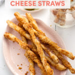 Easy Cheese Straws (Pailles au fromage) // FoodNouveau.com