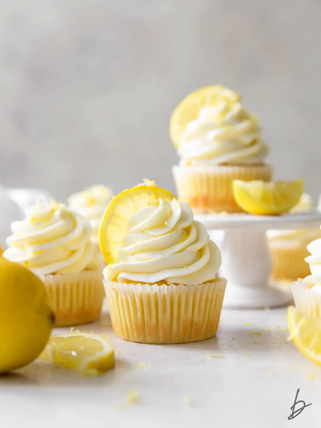 Lemon Cupcakes with Lemon Buttercream by If you Give a Blonde a Kitchen // FoodNouveau.com